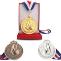 Custom Enamel 3D Logo Gold Silver Bronze Award Medal Winner Reward Football Competition Prizes Award Medal Sport Medal