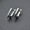Wholesale Anti Fading Metal Copper Silver Plated U Shape Earring Hooks for DIY Jewelry Making