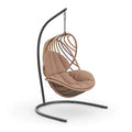 Fashionable PE Rattan Outdoor Furniture Hanging Lounge for Patio Garden Villa Hotel Resort Courtyard Park-Durable Metal Design