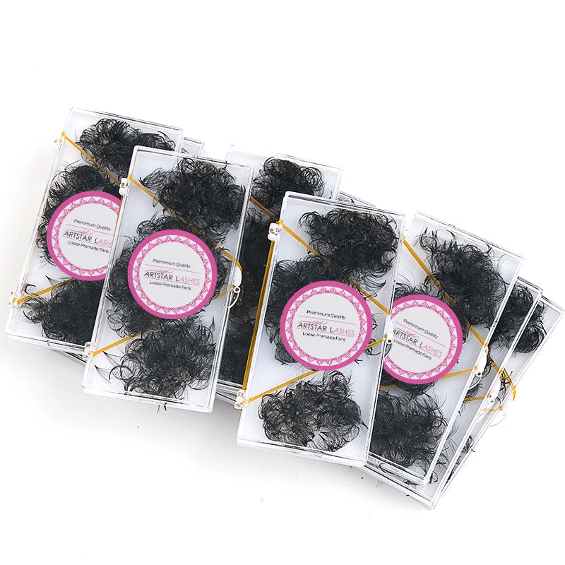 5D 6D Premium Quality Handmade Fans Eyelash Extensions Handmade 1000 Loose Fans Eyelash Extensions Premium Synthetic Hair