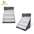 Custom Retail 3 Tier Counter Top Sticker Display Stand Table Top Toys Display Counter