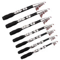 Wholesale Portable Telescopic Fiberglass Fishing Rod 1 M-2.3 m Fishing Tackle Pocket Fishing Rod Sea Rod