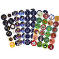 24pcs Modern PVC Sealing Sticker for Christmas Advent Calendar New Year Xmas Candy Bag Gift Box Signature Label Seal Decorations