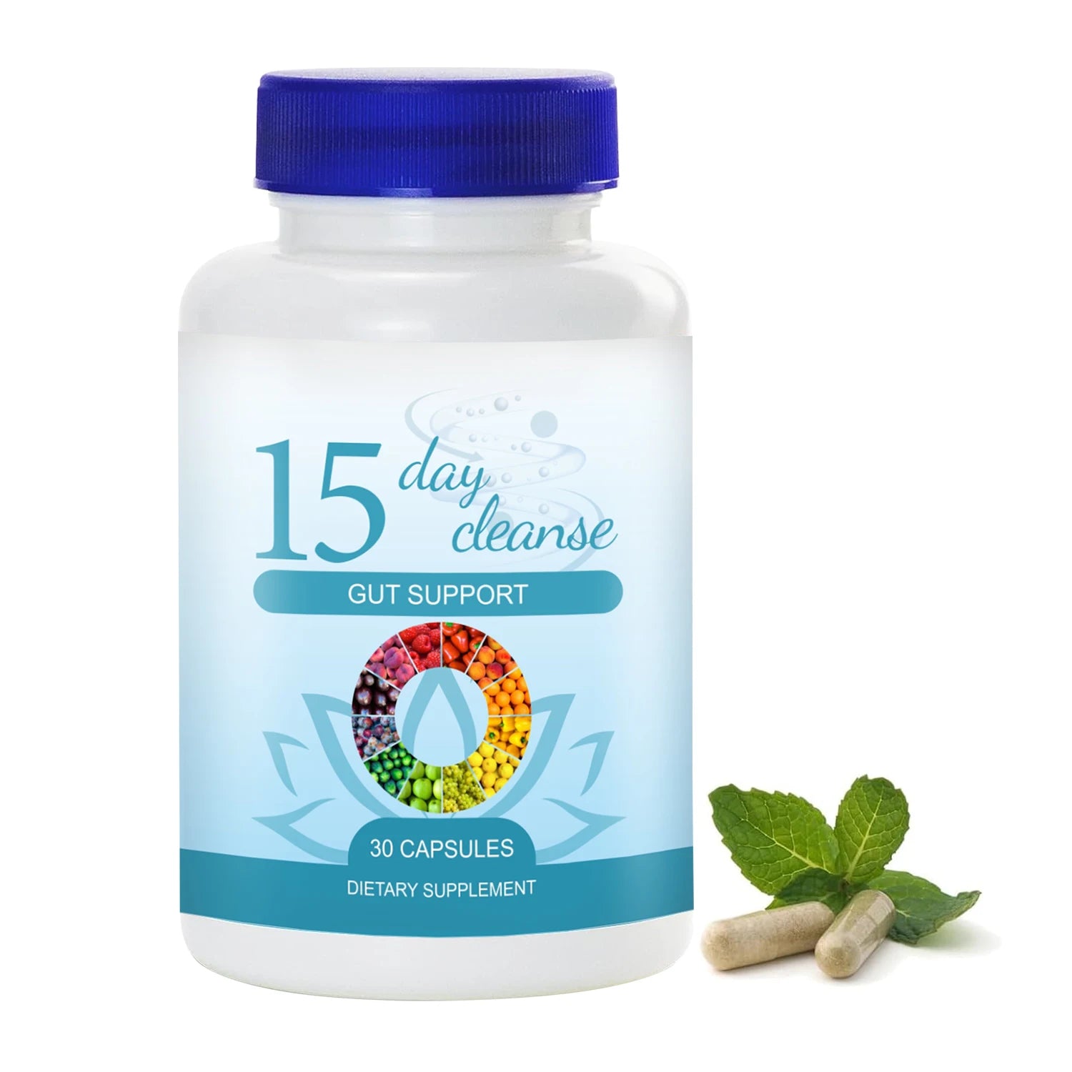 OEM/ODM/OBM Wholesale 15 Days Colon Cleanse Detox Capsules