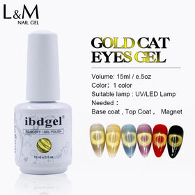 Ibdgel Spar galaxy Silver Gold Cat Eye Gel Shiny Gel Polish Magnetic for Nail Beauty