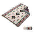 Multifunctional Knit Throw Blanket Outdoor Camping Warm Bohemia Beach Blanket Rug With Tassels for Sofa Cover Decorative Blanket