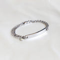 Elegant Dainty Thin Cuban Link Bracelet Custom Gold Plated Stainless Steel Plate for Men Women Wholesale for Gift Occasions