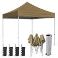 100% Waterproof Big Beach Star Shade Tent Quick Folding Tents Gazebo Fold 3x3 Beach Tent