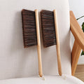 Multifunctional Portable Household Cleaning Brush Bed Dust Gap Sweeping Bristle with Long Wooden Handle