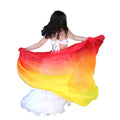 Wholesale 150 * 90cm Gradient Colored Scarf Veil for Belly Dance Performance Practice Costumes Wear Accessories