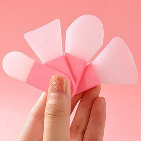 Facial Cosmetic Tool Mud Cream Applicator Mini Cheap Silicone Fan Face Mask Brush