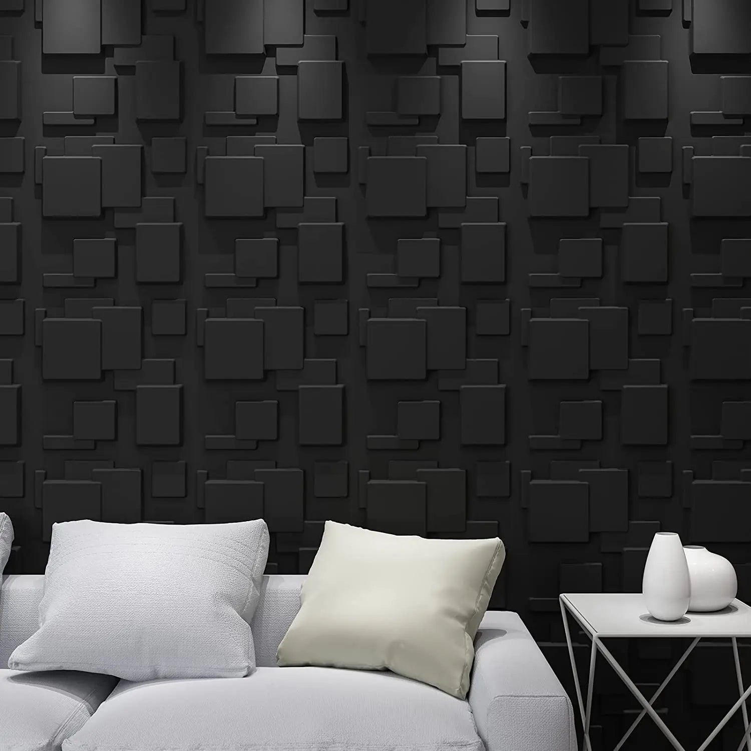 Customizable Color Textural Design 3D PVC Wall Panels Waterproof Fire Resistance for Outdoor Commerce Apartment Workshop Use