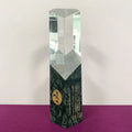 Adl High-Quality Acrylic Awards Marble and Crystal Glass New Design Custom Crystal Glass Trophy Awards With Green Color