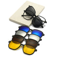 2025 5 in 1 Set Night Vision Sunglass Clipon Glasses