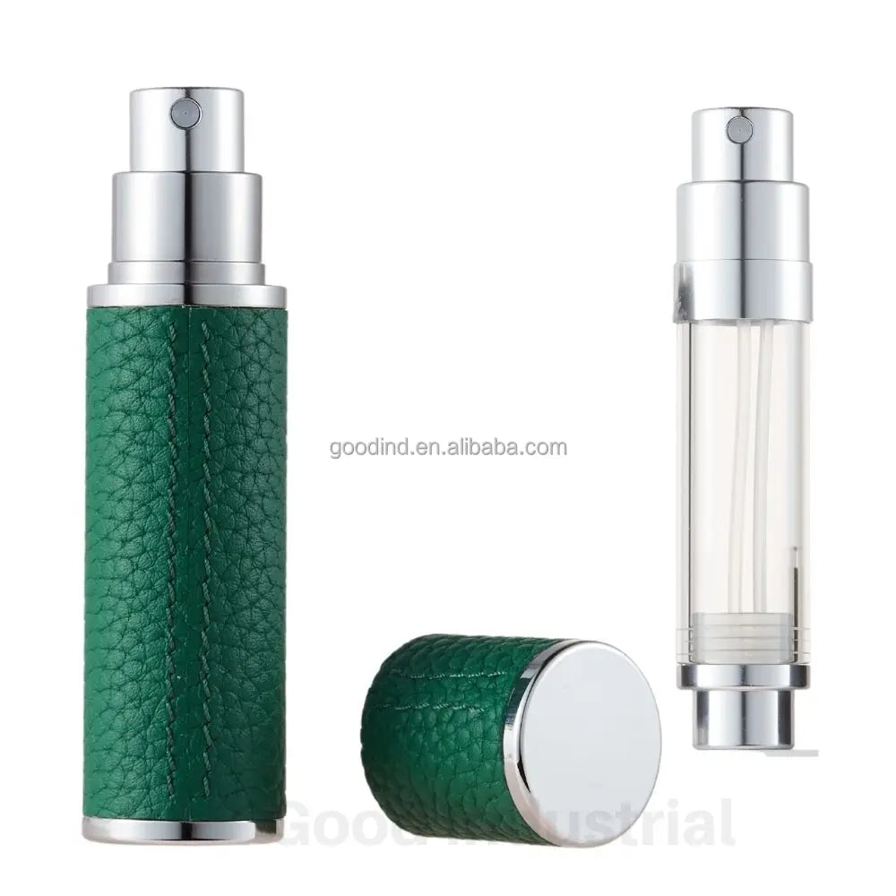 Latest Design 5ml Portable Refillable Aluminum Alloy Perfume Atomizer Magnetic Cap Aluminum Shell Travel Fragrance Spray
