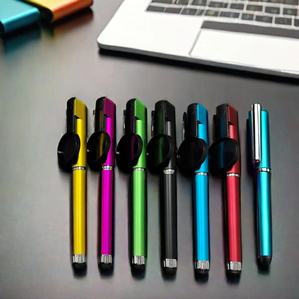 Custom Logo 4-Color Thermal Transfer Printing Ming Yang Guangdong Business Education Ballpoint Pens Plastic Welcome Gifts