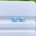 Octagon Shape 5x3mm ~ 10x8mm Natural Loose Gemstones Good Quality Crystal Supplier Making Jewelry Natural Sky Blue Topaz