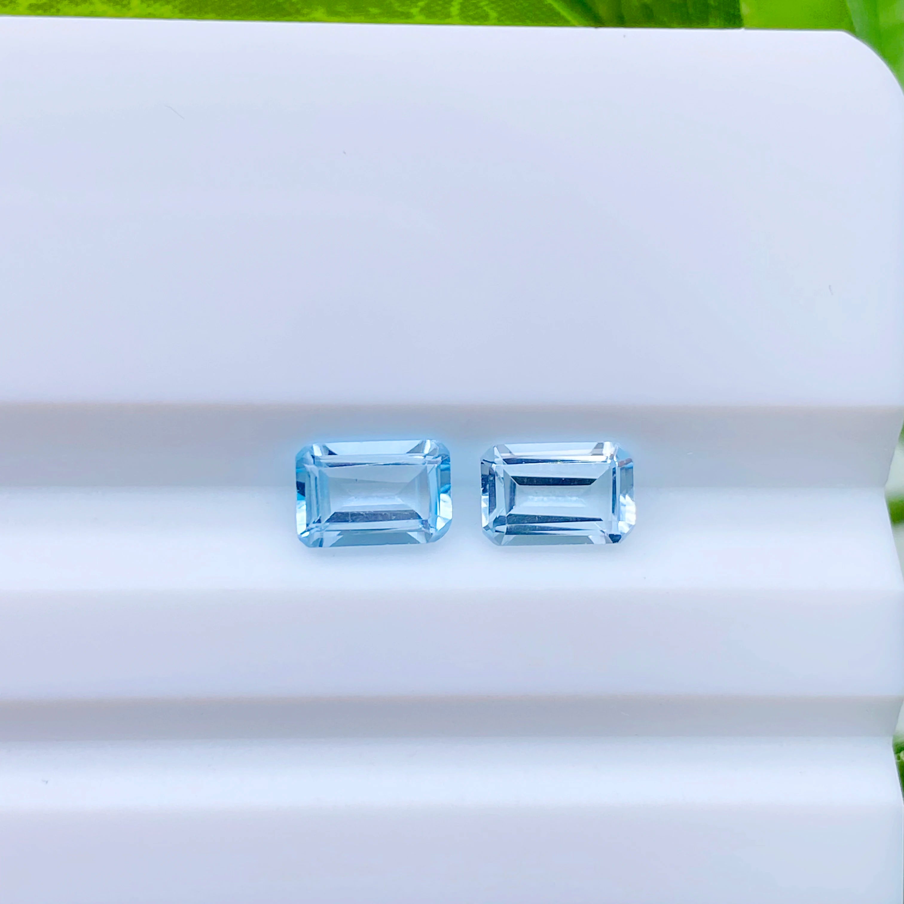 Octagon Shape 5x3mm ~ 10x8mm Natural Loose Gemstones Good Quality Crystal Supplier Making Jewelry Natural Sky Blue Topaz