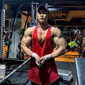 Wholesale Lightweight Men's Gym Tank Top Casual Summer Sportswear Crew Neck Drop Armhole Cut Hip Hop Casual Tank Tops for Men