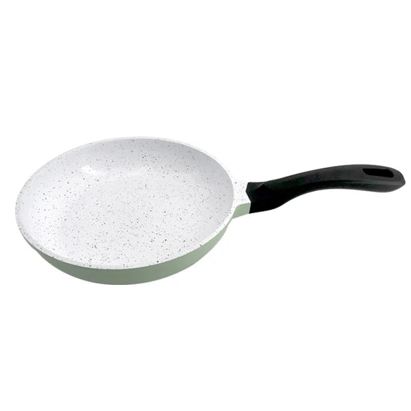 Lightweight Non-Stick Die Cast Aluminum Saute Pan Thick Bottom Round 1-2L Capacity Gas & Induction Ready Minimalist Design