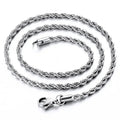 Unisex Stainless Steel Classic Clavicle Strand Necklace Trendy Domineering Fashion Accessories Don't Fade Gift
