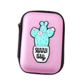 Multifunction Cartoon Pattern EVA Waterproof Shockproof Dustproof Custom Logo Zipper Storage Portable Purse Bag
