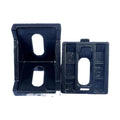 Single Industrial Corner Angle Bracket Die-Cast Aluminum Black L Connector Bracket for 3030 Aluminum Profile