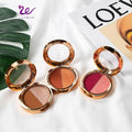 Wholesale Price Mini Portable Duochome Custom Eyeshadow Palette High Pigmented Vegan Glitter Eyeshadow Primer