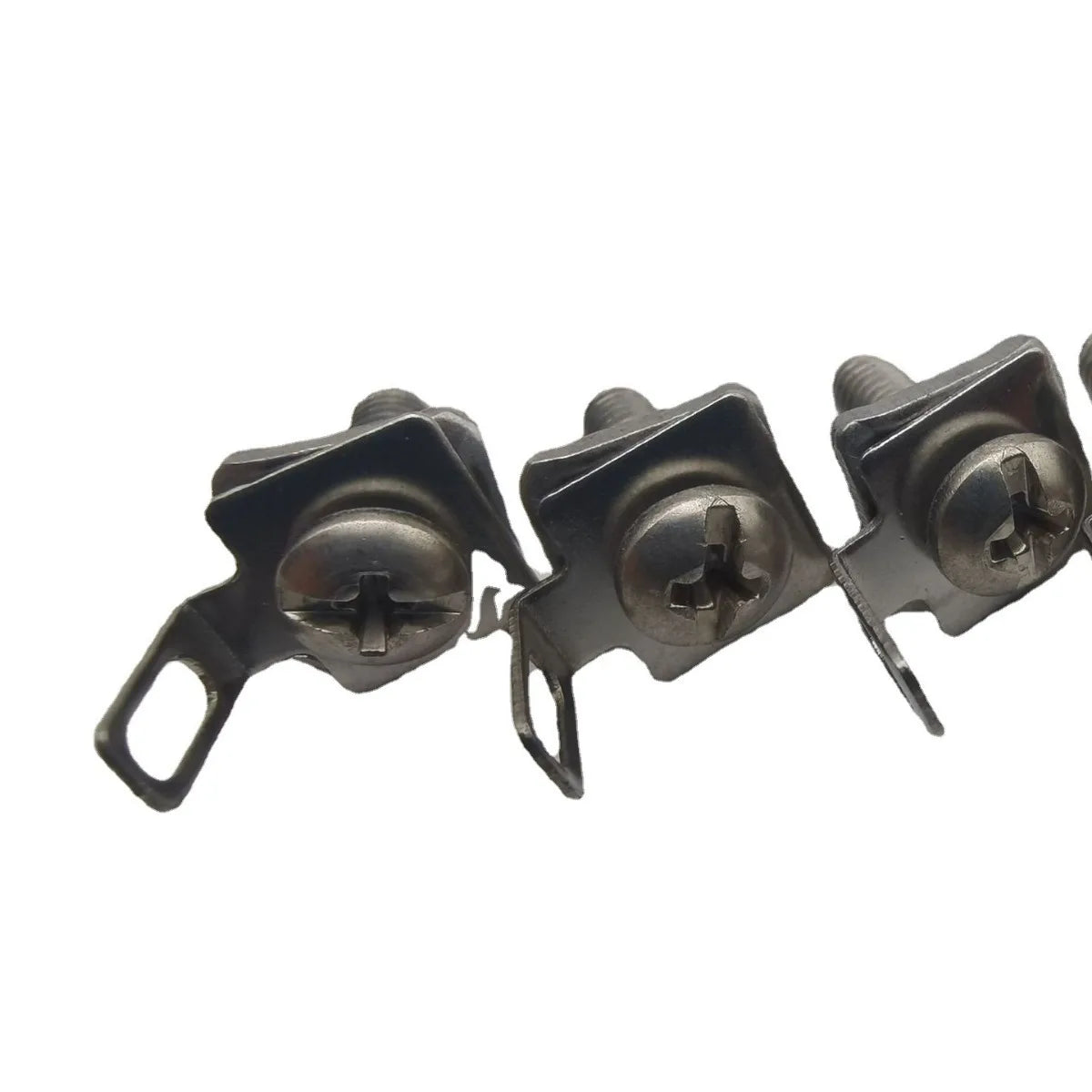 Stainless Steel Pan Head Double Special Combination Screws with Square Washer Special Washer for Three Combination Screws