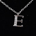 Trending Thin Chain Letter Pendant Necklace Alphabet