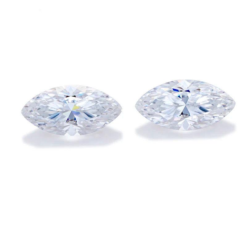 DEF White VVS Moissanite Diamond GRA Certificate Marquise Cut Moissanite Synthetic Gemstone for Jewelry