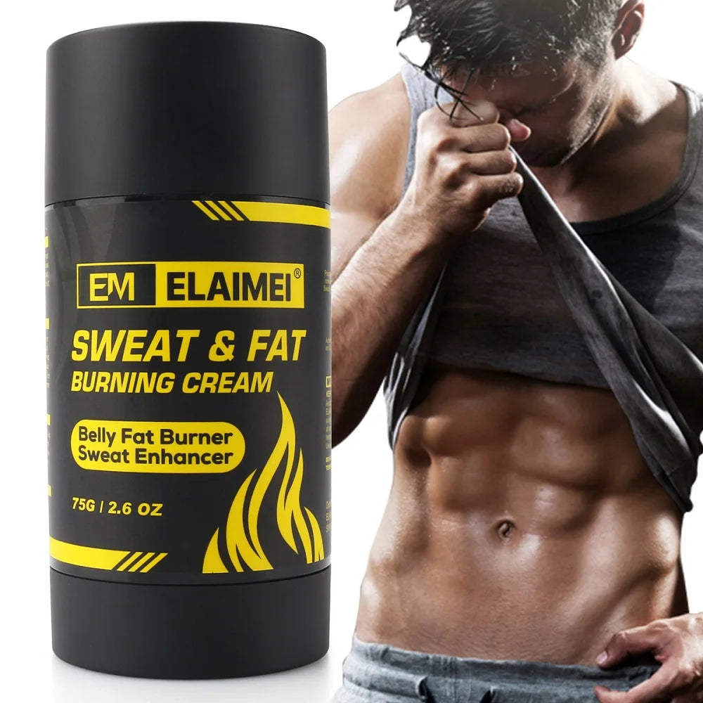 ELAIMEI Customized Muscle Creamprivate Label Body Shaping Hot Fat Burning Weight Loss Anti Cellulite Tummy Slimming Cream
