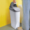 Lady's Bathroom Pedal Sanitary Can Diaper Disposal Bin with Durable Recycling Feature Hygiene Bins for Toilet Waste Collection