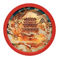 Manufacturer Anime Brand 3D Souvenirrs Asian Ancient Buildings Castle Paper Carved Custom Refrigerator Magnet With Led Light