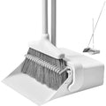 Long-Handle Household Cleaning Tools Set Aluminum Broomstick with Plastic Bristle Broomhead Dustpan Brush