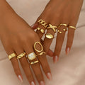 Fashion Gold Rings Set for Women Wholesale NSA2605