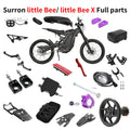 For Surron Light Bee X Power Upgrade Whole Sale Urron Ultra Street Tires 18 19 17 Inch Rim Hub Frame Gaurds Plastic Cover