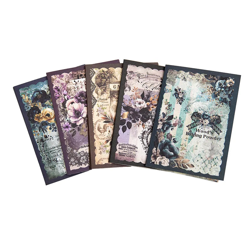 30 Sheets Per Pack Material Paper Yesterday's Story Series Retro Handheld Tent Decoration Material 5 Options