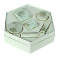 Large Train Case Portable Cosmetic Organizer by Artist Make up Beauty Storage Makeup Sets