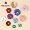 JD New Natural Stone Beads for Jewelry Making Chinese Style Natural Stone Safety Buckle Necklace Jewelry Diy Beads