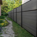 Modern Eco-Friendly Wood Plastic Composite Outdoor Garden Wall Panel WPC Boards Fencing Easy Install Privacy Decking Wpc Fence