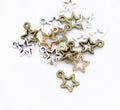 AA00265 Alloy Diy Jewelry Accessories Five-Pointed Star Small Pendant Simple Small Star Charm
