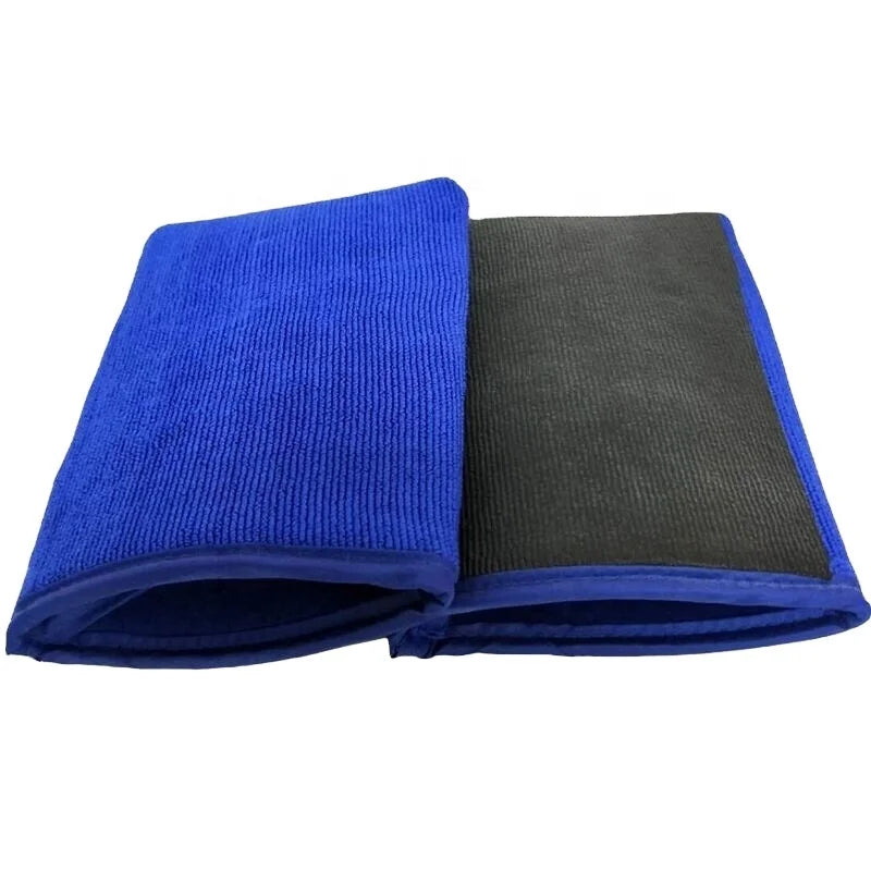 Blue Clay Bar Mitt AutoScrub Fine Grade Wash Mitt Automotive Detailing Towel Wash Mitt Clay Bar Alternative