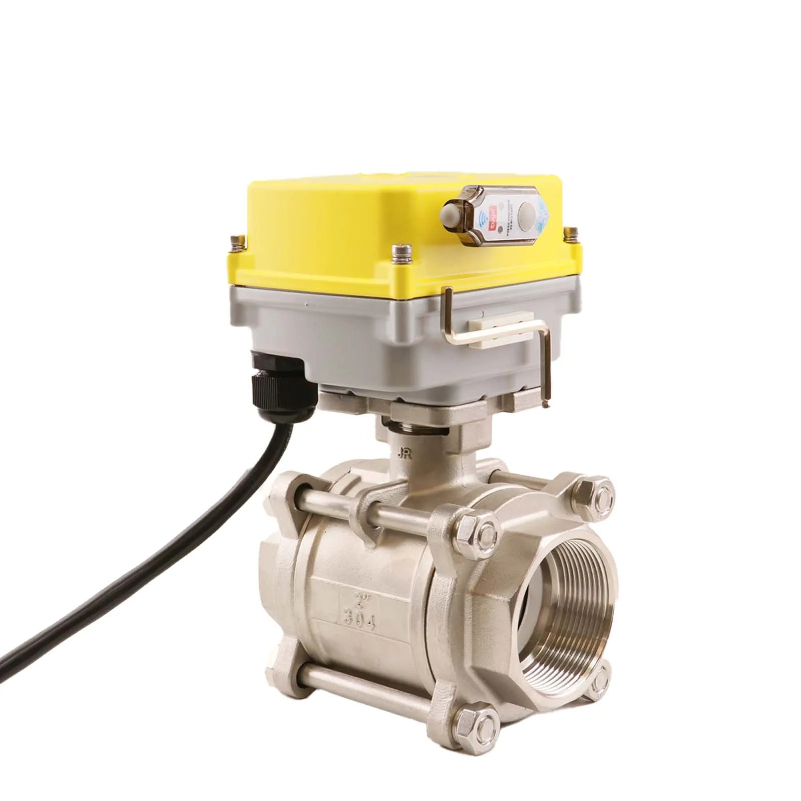 Intelligent Stainless Steel Electric Valve Large Torque Stainless Steel Ball Valve WiFi Water Valve AC11V-230V