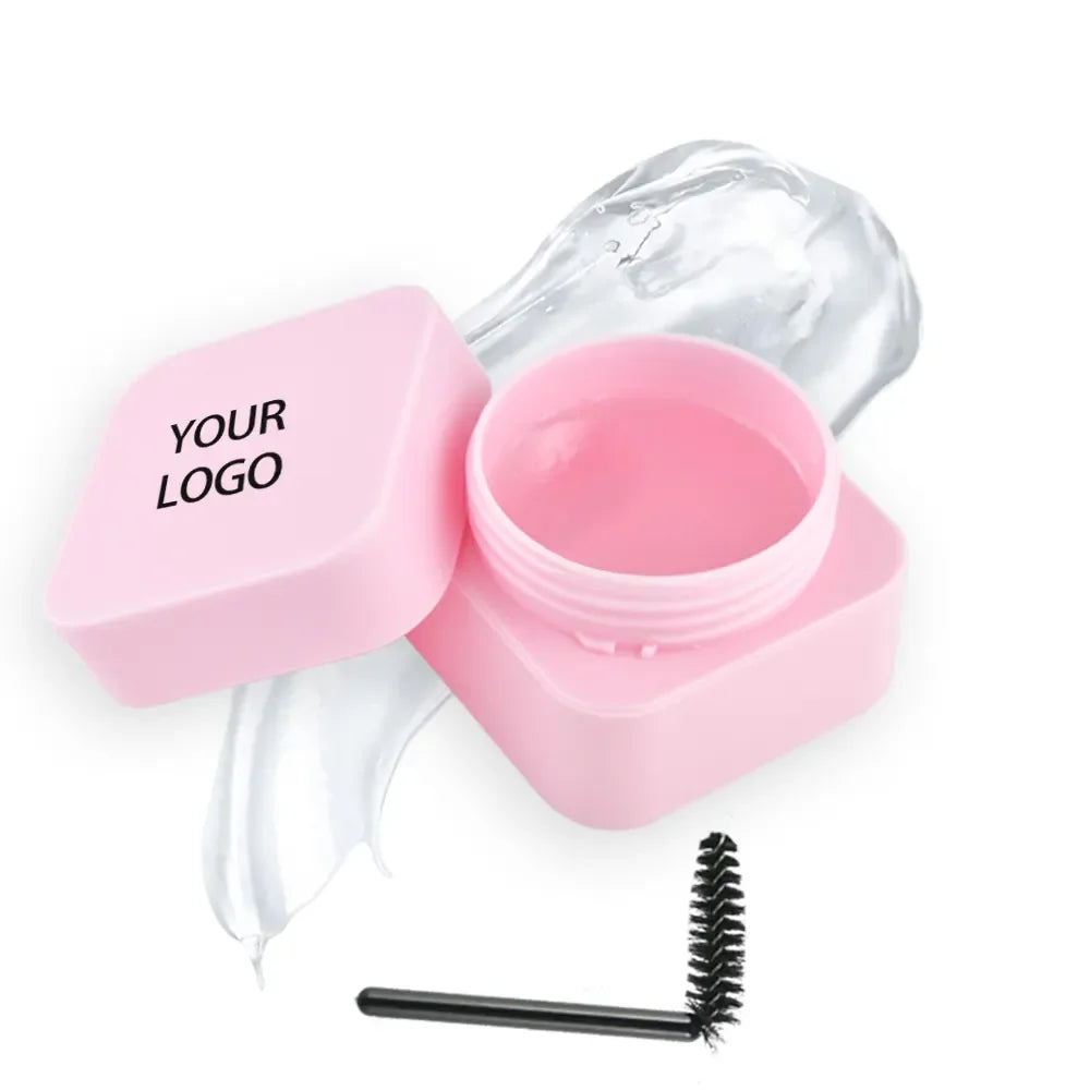 Clear Vegan Organic Fix Brow Balm Long-Lasting Waterproof Eyebrow Styling Wax Custom No Logo Mineral Gel Makeup Free Sample