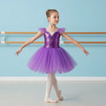 Girls Ballet Tutu Dress Gymnastics Leotard White Long Ballet Dress Girls Princess Ballerina Dance Costume Birthday Party Dress