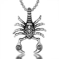 Personalized Punk Men Necklace Jewelry Scorpion Pendant with Stainless Steel Luxury Charm