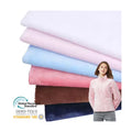 100% Polyester Knitted Coral Fleece Fabric Blanket Pajamas Garment Sherpa Terry Soft Coral Velvet Polar Flannel Fleece Fabric
