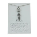 Nordic Ancient Mythology Goddess Pendant Necklace Charm Bead Chains for Women Jewelry
