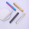 Wholesale Classic Mirror Metal Rainbow Silver Gold Polished Portable Cigar Storage Tube